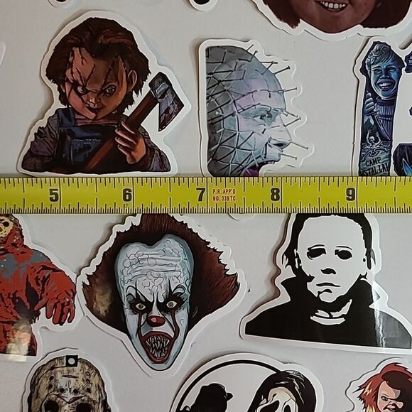 Horror Movie Sticker Decals Serial Killer Variety Pack D Freddy Kreuger NEW - Picture 9 of 10